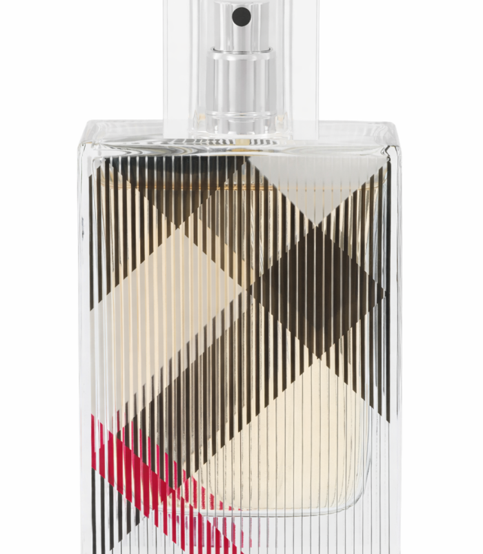 Burberry perfume bottle close-up Brit For Her Edp